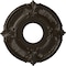 Ekena Millwork Attica Ceiling Medallion (Fits Canopies up to 3 1/2"), 12 3/4"OD x 4"ID x 1/2"P, Stone Hearth CM12ATSHF - alternate 1